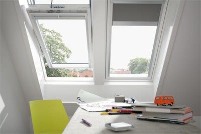 velux roof windows with blinds